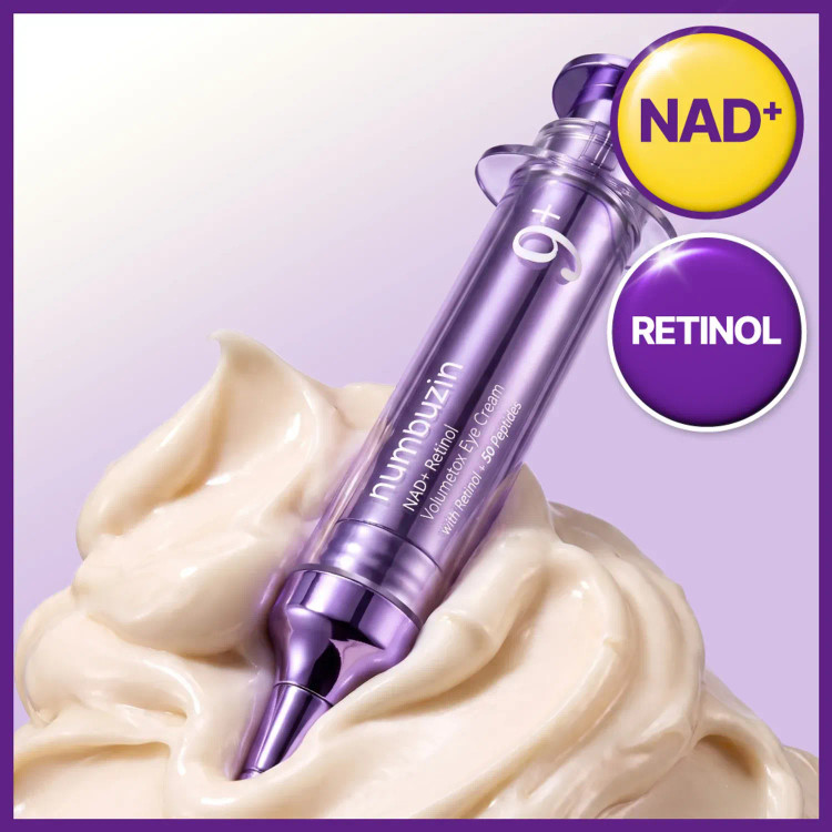 کرم دور چشم لیفتینگ شماره ۹ نامبوزین اصل حاوی NAD+ و رتینول حجم 10 میل