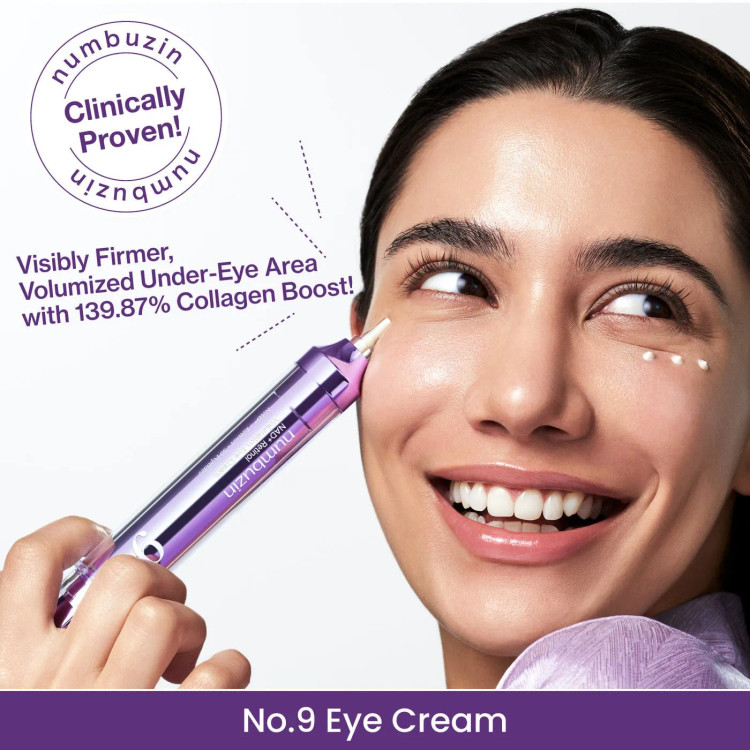 کرم دور چشم لیفتینگ شماره ۹ نامبوزین اصل حاوی NAD+ و رتینول حجم 10 میل